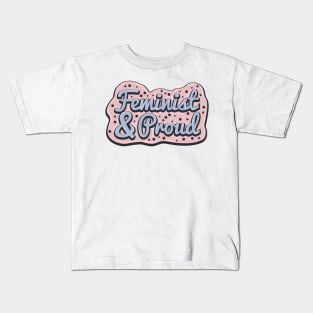 Feminist and Proud Girlpower Kids T-Shirt